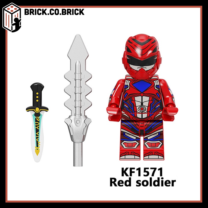 Năm Anh Em Siêu Nhân Gao Đồ Chơi Lắp Ráp Power Rangers Minifigures KF6144
