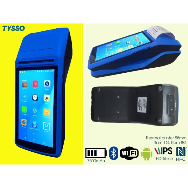 Máy Pos Cầm Tay tích hợp In Bill Tysso MHT-M1