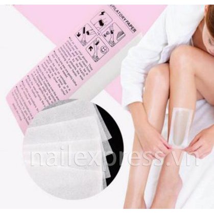 "Hàng Chất Lượng " Giấy Wax Lông 100 tờ bao xịn bao wax nhanh.