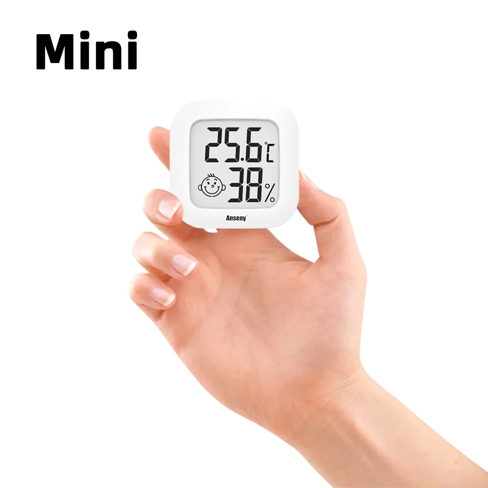 Máy Đo Nhiệt Độ Và Độ Ẩm Mini Màn Hình LCD