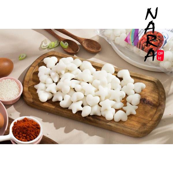 Bánh gạo hình sao hoa tim Hàn Quốc Sannadle 500G