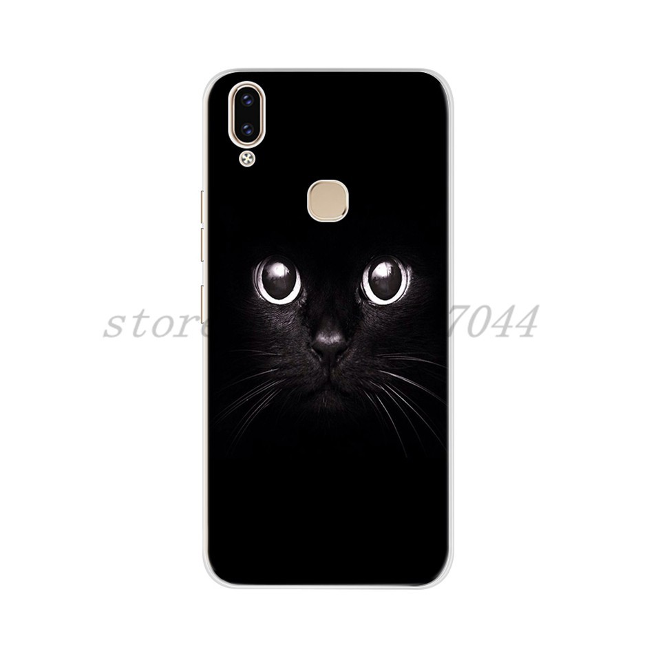 Vivo V9 V9Pro V15 V15Pro V17 V17Pro Case Cute Cat Dogs Pattern Soft Silicone TPU Phone Casing