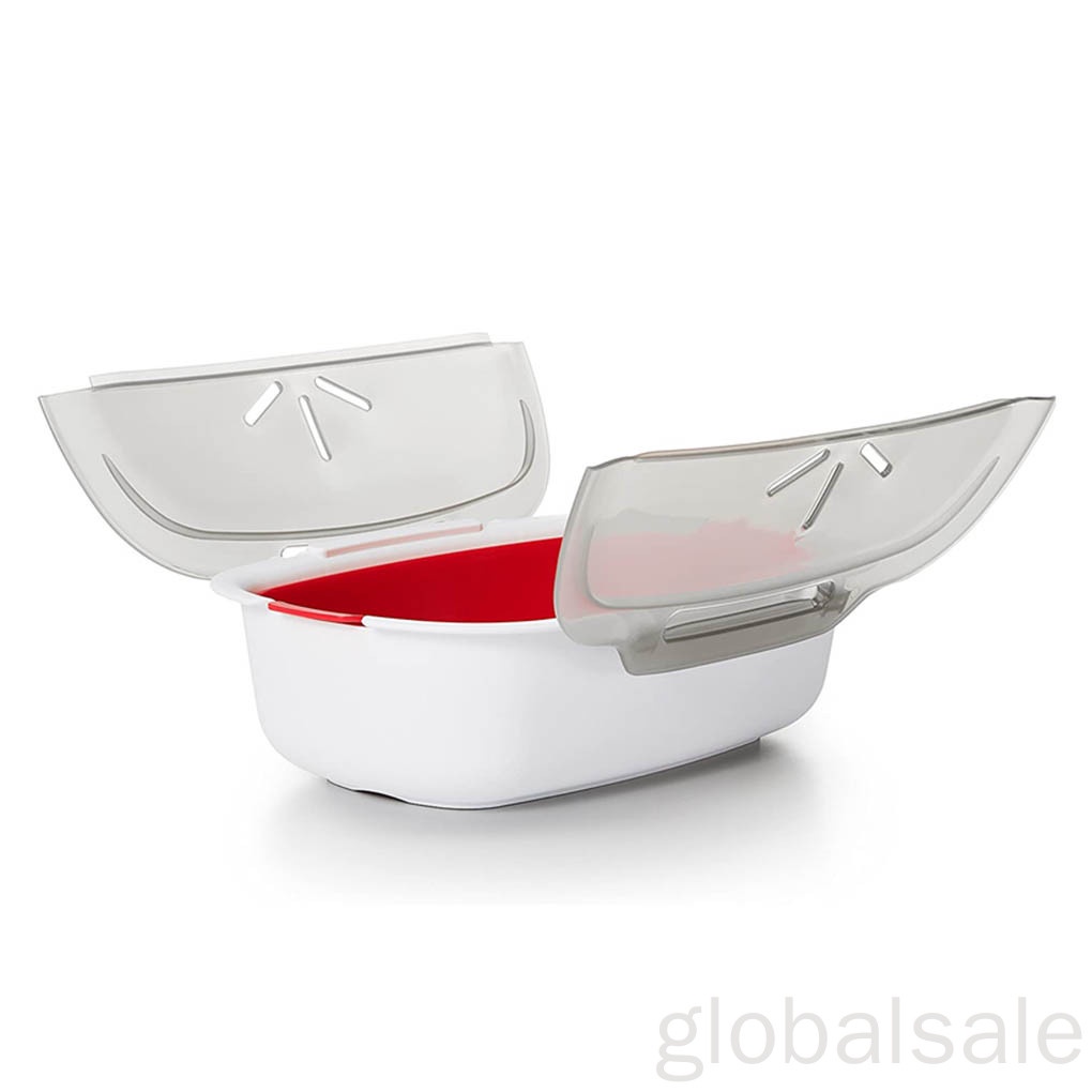 Nồi hấp thức ăn có thể dùng trong lò vi sóng tiện dụng