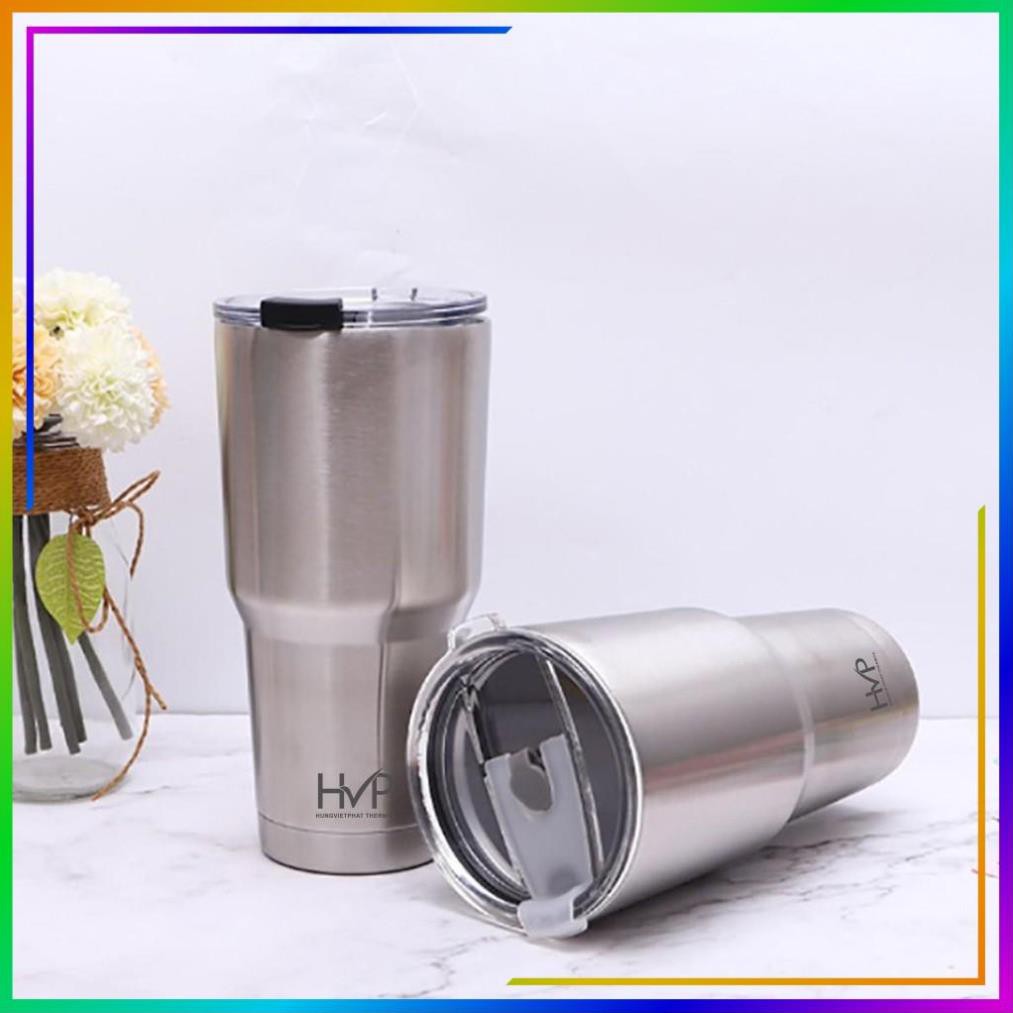 [Tặng túi đựng bình-Tặng luôn ống hút+cọ rửa] - Ly giữ nhiệt HVP - Bình giữ nhiệt bằng inox 304 HVP - Dung tích 900ml | BigBuy360 - bigbuy360.vn