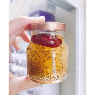 Hũ thủy tinh sữa chua nắp vặn dung tích 100ml [Rẻ Vô Địch], hộp đựng thực phẩm, chai lọ thủy tinh gia vị, hũ chưng yến