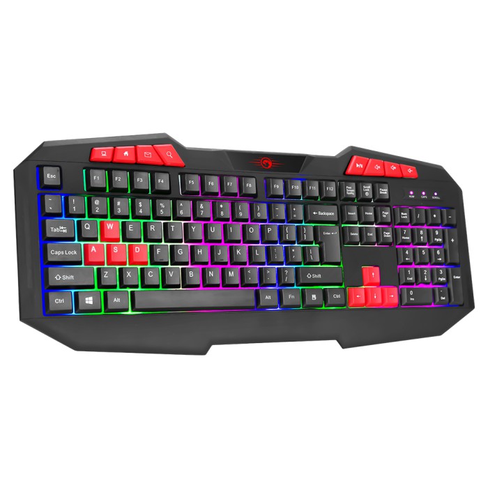 Keyboard Marvo K 602 led USB Bàn phím máy bàn có dây usb đèn led RGB