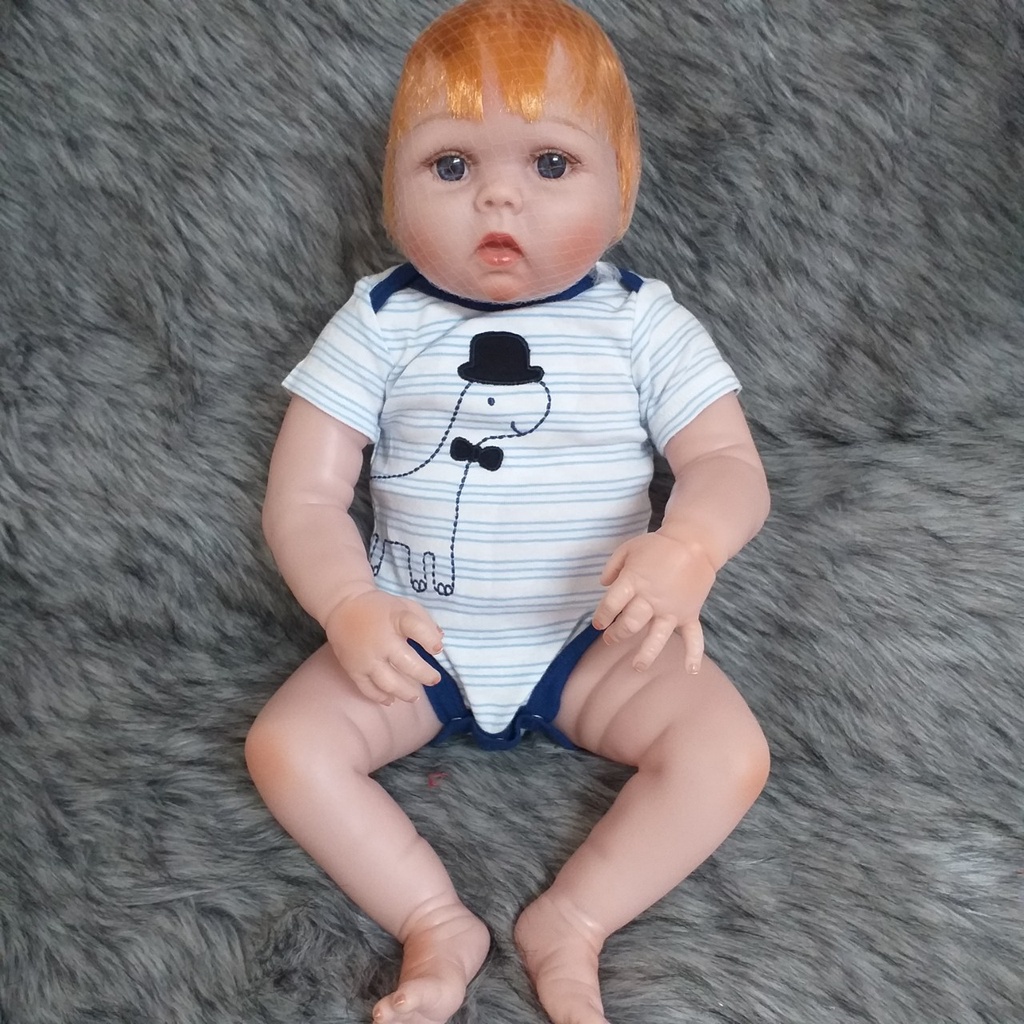 {Xã tồn kho, đủ mẫu}  Búp Bê Tái Sinh Thân Nhựa Mềm _ Body Full Silicone Doll ( KÈM ĐỒ NGẪU NHIÊN, xem kĩ mô tả)