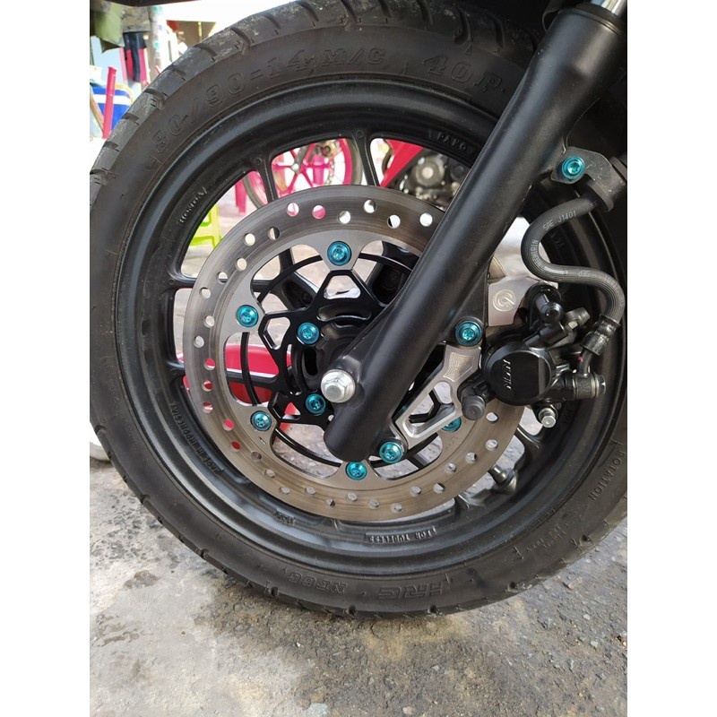 Combo Đĩa thắng Winer + lòng nhôm 260mm gắn các loại xe máy