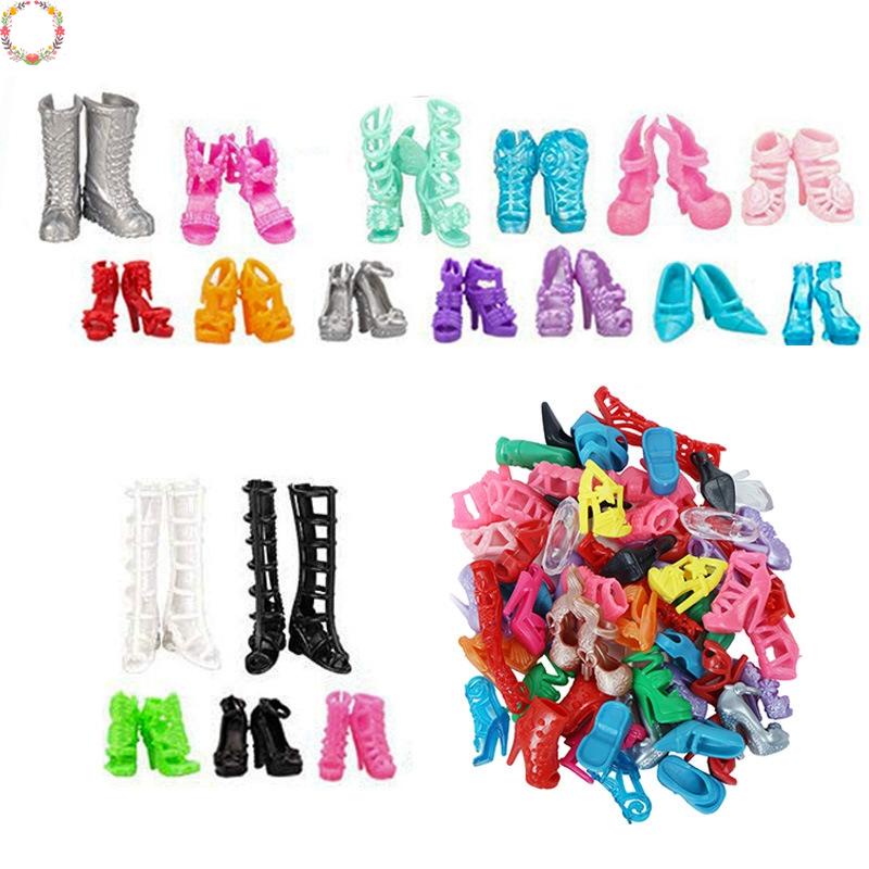 Bộ 50 Giày Cao Gót 30cm Cho Búp Bê Barbie