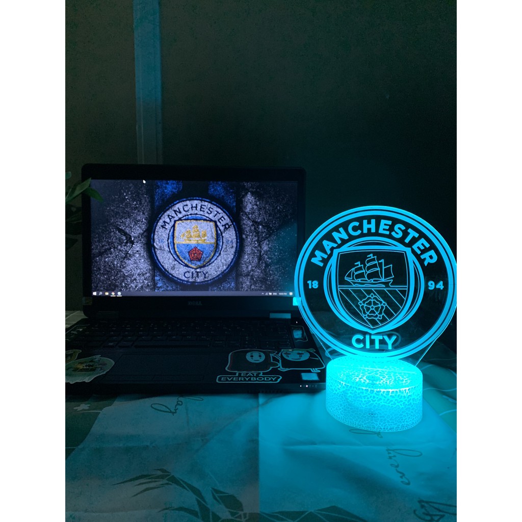 Đèn Ngủ 3D Led Manchester City | MinJ Shop | Đèn Ngủ 3D | Đèn Trang Trí & Quà Tặng Độc Đáo