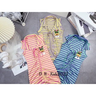 váy kẻ dây rút bé gái (hàng shop )
