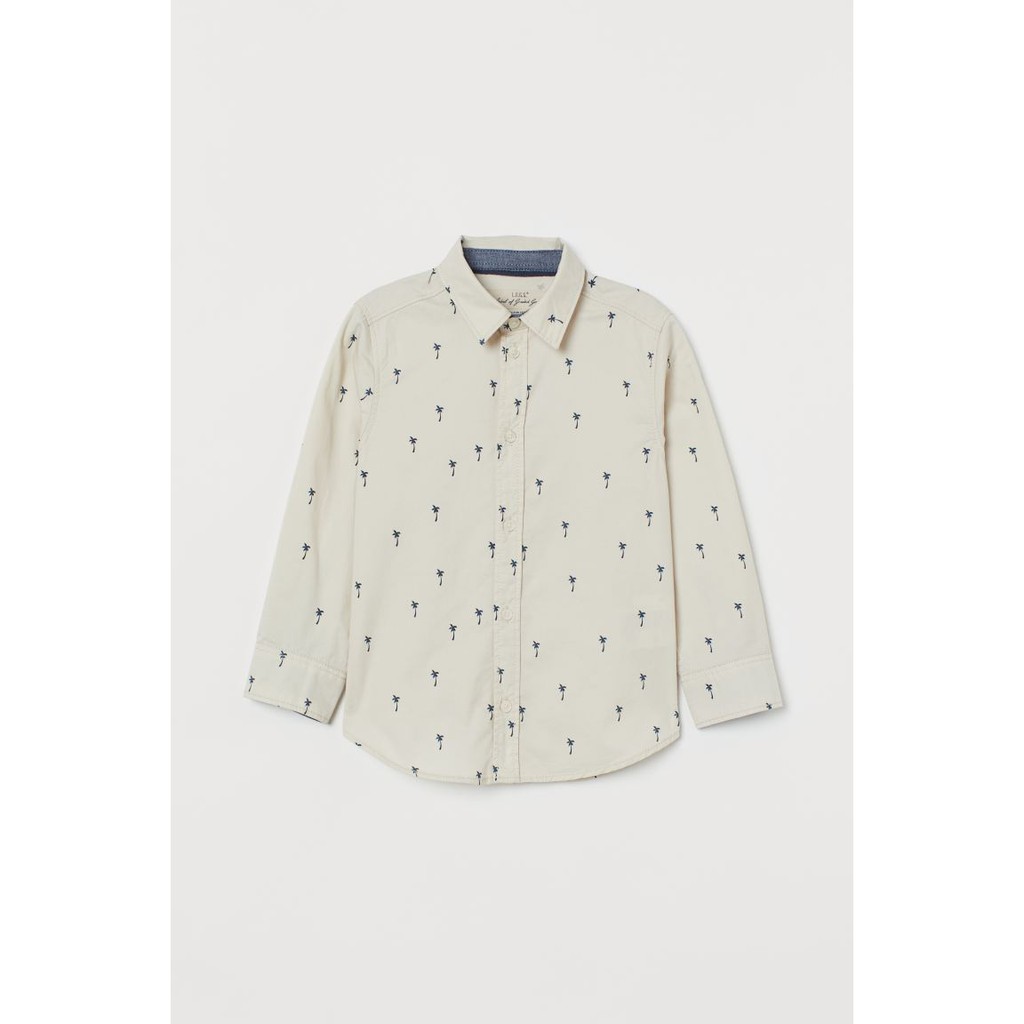 Áo somi cọ HM H&amp;M sz 5-6y_hàng chính hãng Mỹ