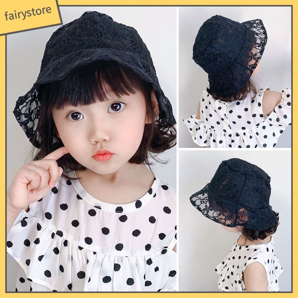 Mũ Ren Hoa Xinh Xắn Cho Bé Gái