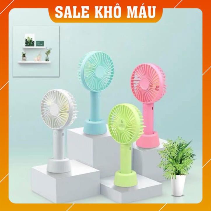 [giá sốc] Quạt tích điện cầm tay mini nhập khẩu- bảo hành 3 tháng, tư vấn trọn đời