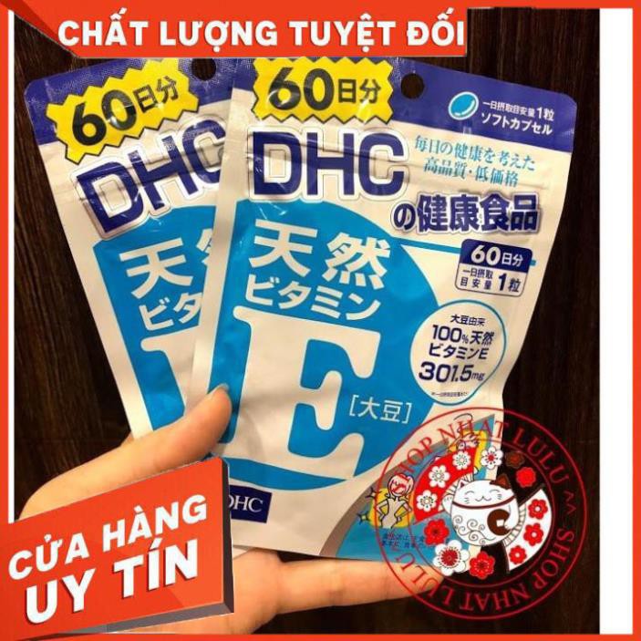 Viên Uống Bổ Sung Vitamin E DHC Nhật Bản 60 ngày