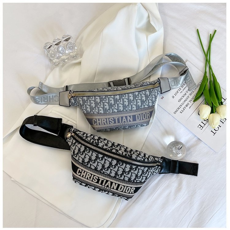 Túi Đeo Trước Ngực Vải Canvas Thêu Chữ Dior Thời Trang Cho Nam Và Nữ | BigBuy360 - bigbuy360.vn