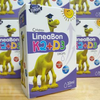  Vitamin Lineabon K2, D3 hỗ trợ hấp thu canxi chai 10ml