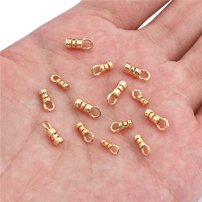 Mặt trang sức Beadia bằng đồng mạ vàng 18K dùng làm vòng cổ/vòng tay lắc chân