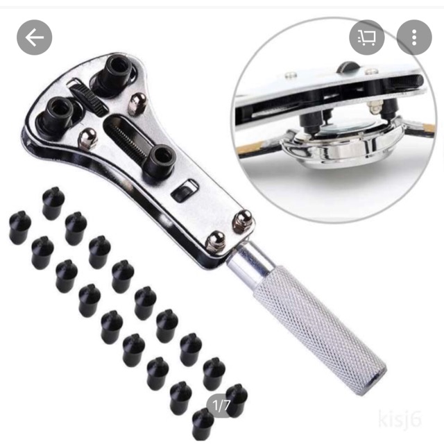Bộ dụng cụ sửa chữa đồng hồ Bộ mở khóa Cờ lê Xem Pin Thay đổi công cụ thay đổi kích thước