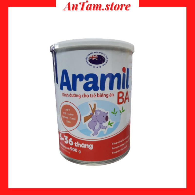Sữa Aramil cho bé biếng ăn BA lon 900g