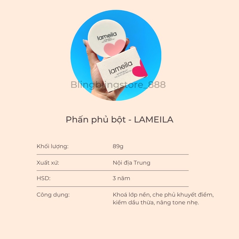 Phấn Phủ Dạng Bột Nội Địa Trung Kiềm Dầu LAMEILA | BigBuy360 - bigbuy360.vn