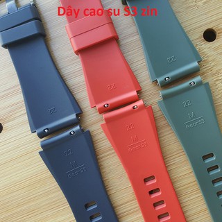 Dây cao su zin 22mm Samsung Gear S3 Frontier các màu