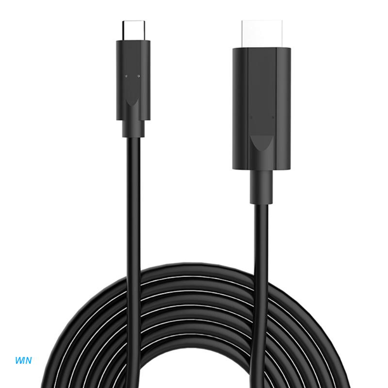Cáp chuyển đổi WIN Type-C sang HDMI dài 1m cho laptop máy tính bảng tại nhà