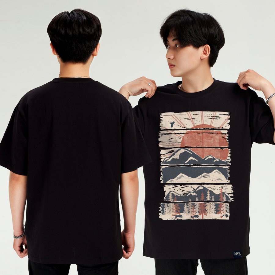Áo thun nam nữ unisex Cotton thoáng mát nhật bản theo đuổi mùa đông MVR KK3908