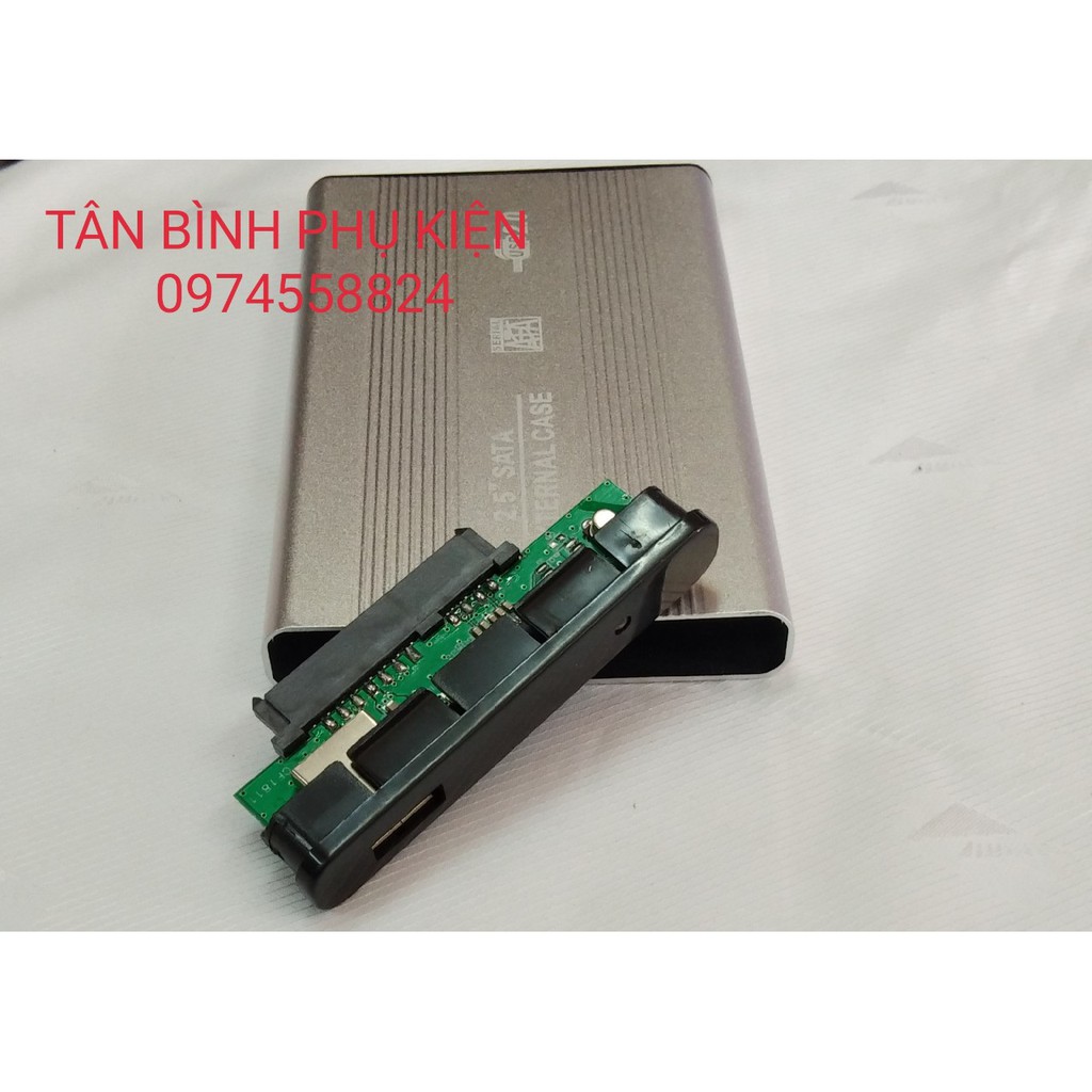 Box ổ cứng laptop 2.5 inch SATA vỏ nhôm