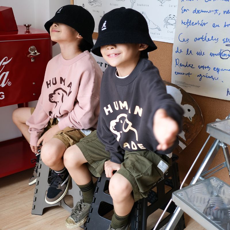Áo Sweater Cotton Cổ Tròn Tay Dài Phong Cách Hàn Quốc Thời Trang Xuân Thu 2022 Dành Cho Bé Trai Và Bé Gái