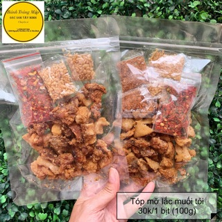 Tóp mỡ lắc muối tỏi