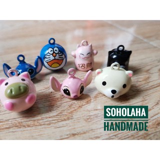 Lục lạc hình thú siêu iu [hình thật] dùng thắt vòng tay Handmade