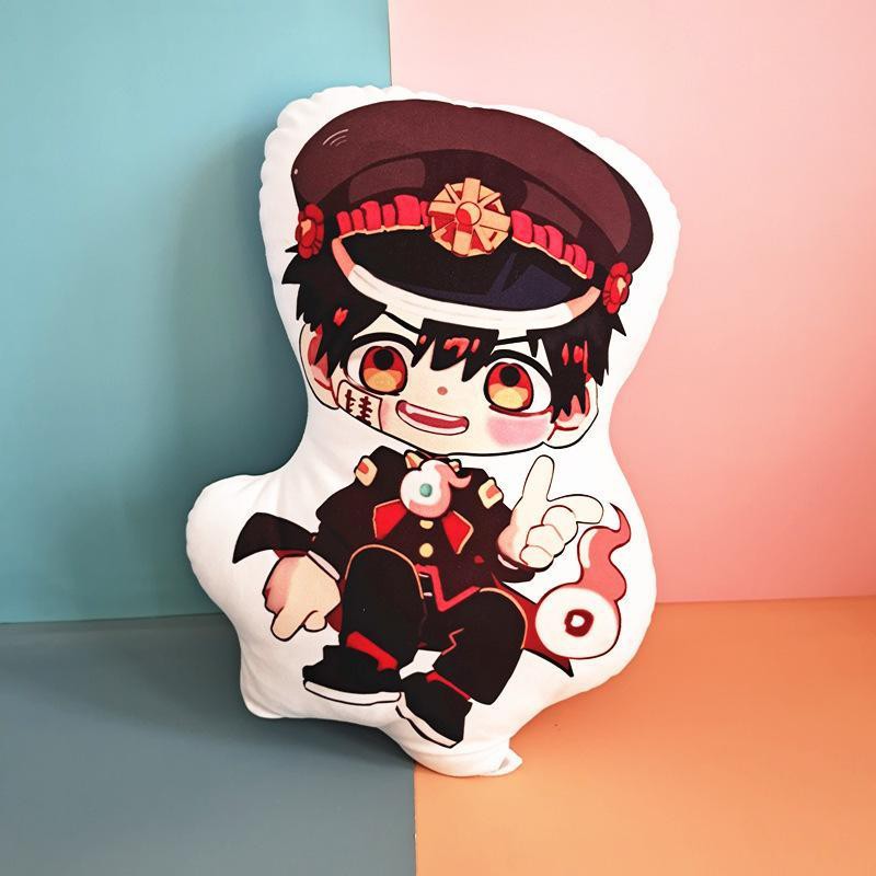 Móc khóa bông Jibaku Shounen Hanako-kun Ác quỷ trong nhà xí dạng gối in hình anime chibi quà tặng xinh xắn