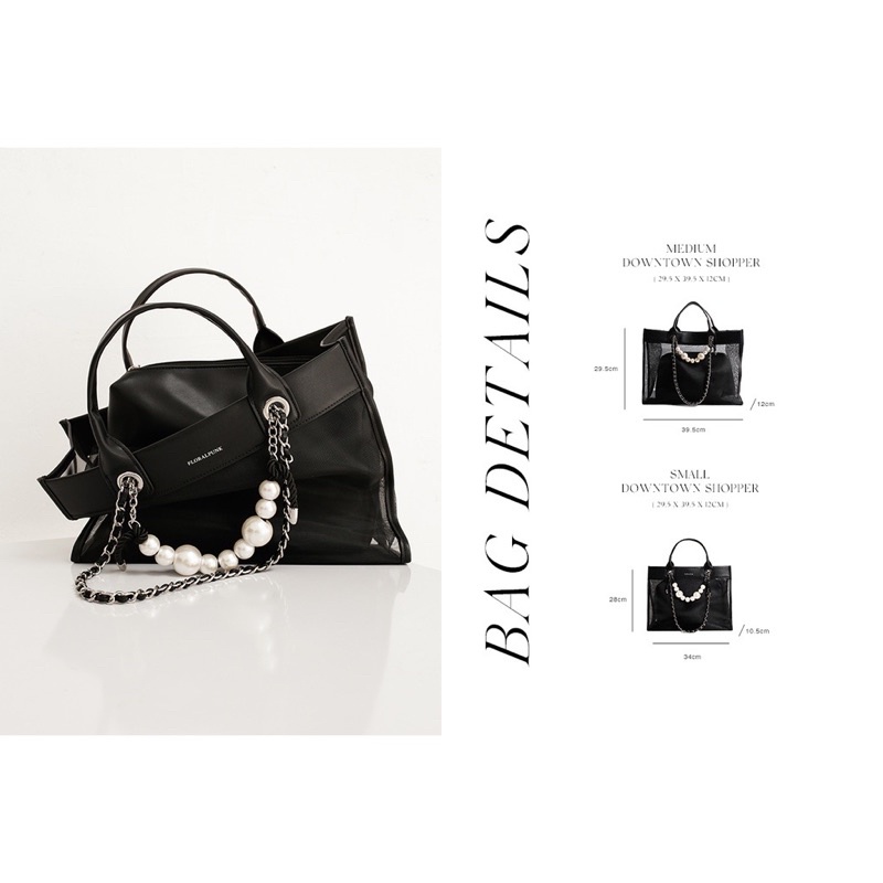 Túi xách nữ công sở thương hiệu FLORALPUNK Downtown Small/Mini/Medium