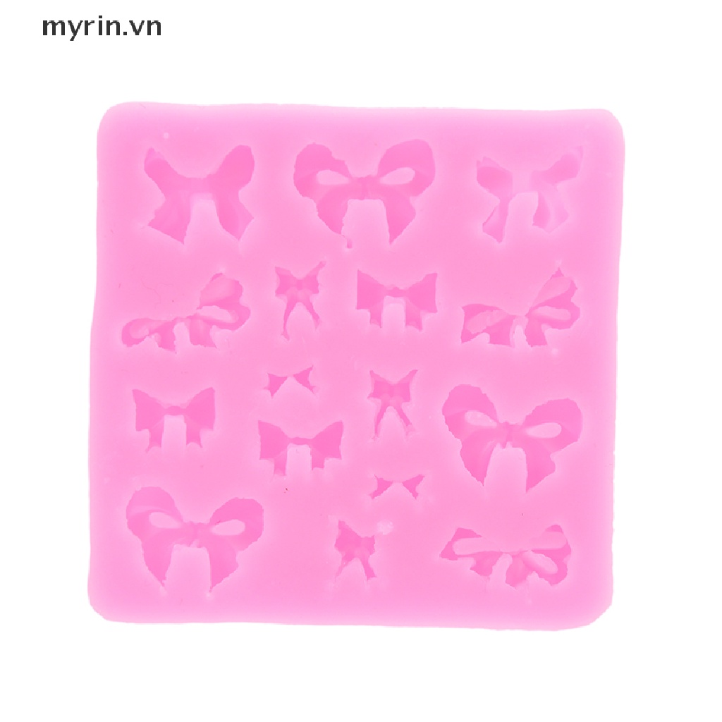 Khuôn Silicone Làm Bánh Hình Nơ Ruy Băng