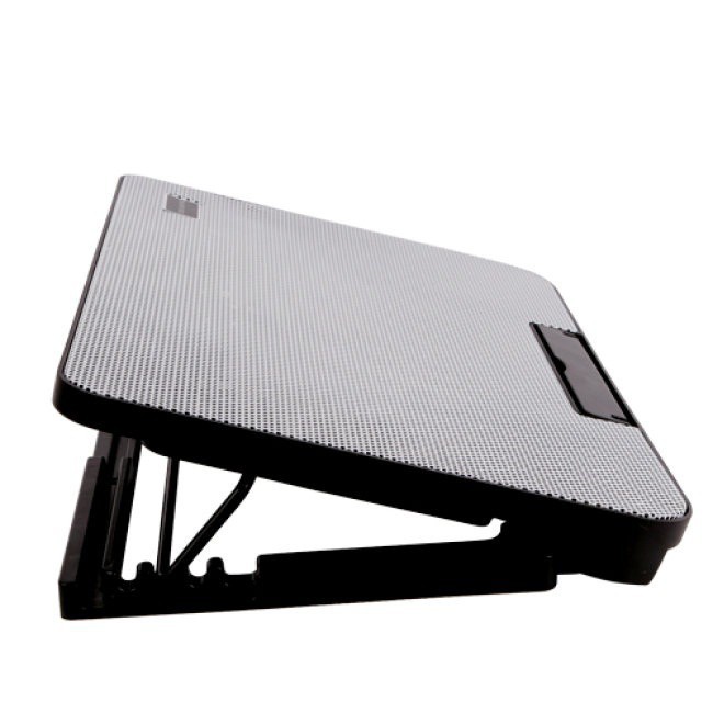 Đế tản nhiệt Laptop 2 Quạt Coolingpad N99 Có Đèn Led  Đế Nâng 45 Độ Cực Bền - Máy Tính TT
