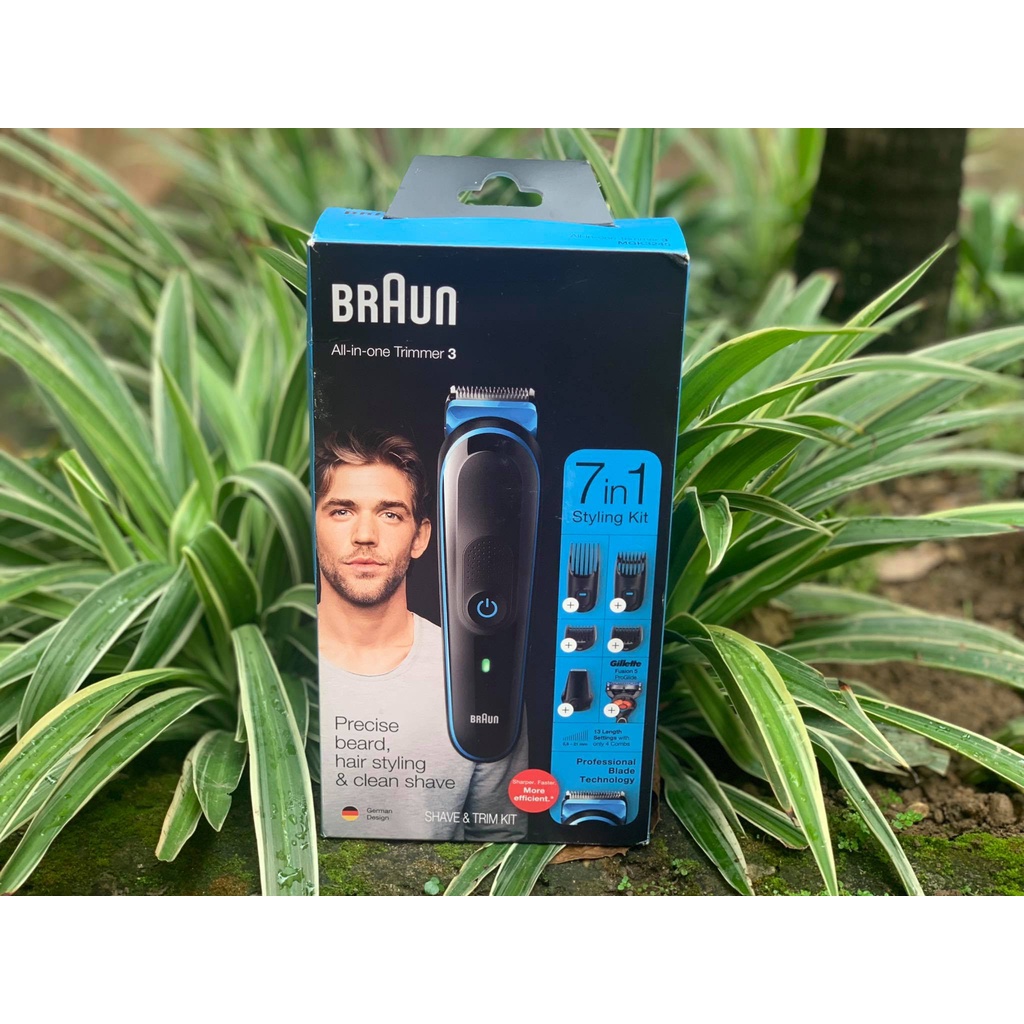 Tông đơ cắt tóc, cạo râu 7in1 Braun MGK3245