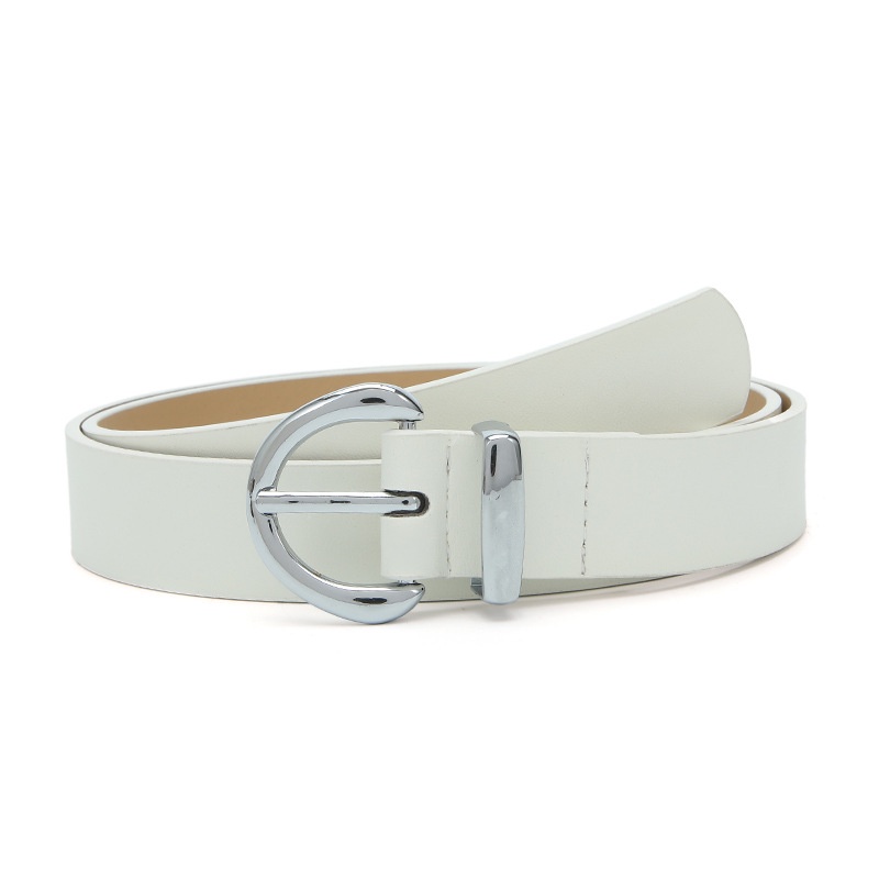 Thắt Lưng Da Khóa Cài Kim Loại Nhiều Màu Sắc Thời Trang Cho Nữ