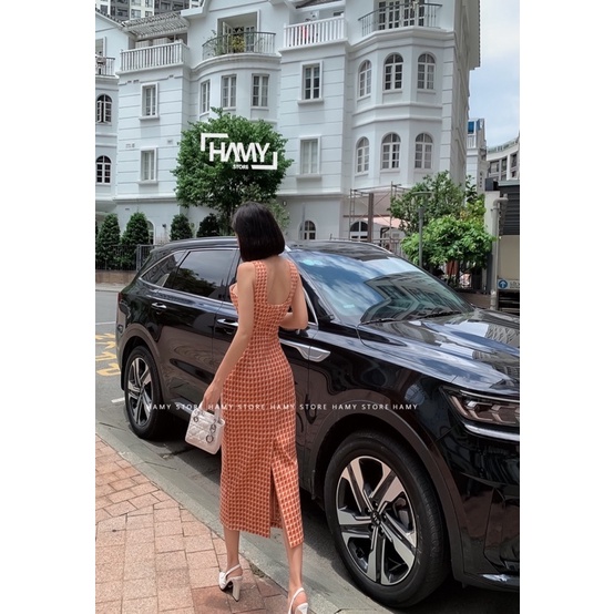 Đầm Dây Body Phối Lưới