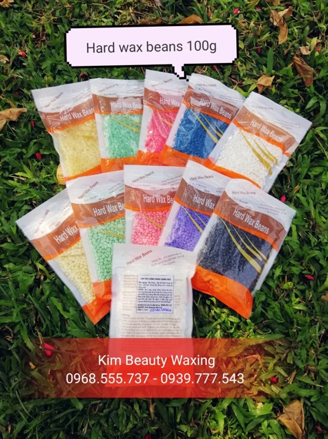 (Free que gỗ) 100g Sáp wax lông Hard wax beans tẩy lông hiệu quả | BigBuy360 - bigbuy360.vn