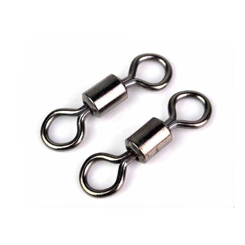 Set 50 đầu nối câu cá bằng thép không gỉ chất lượng cao