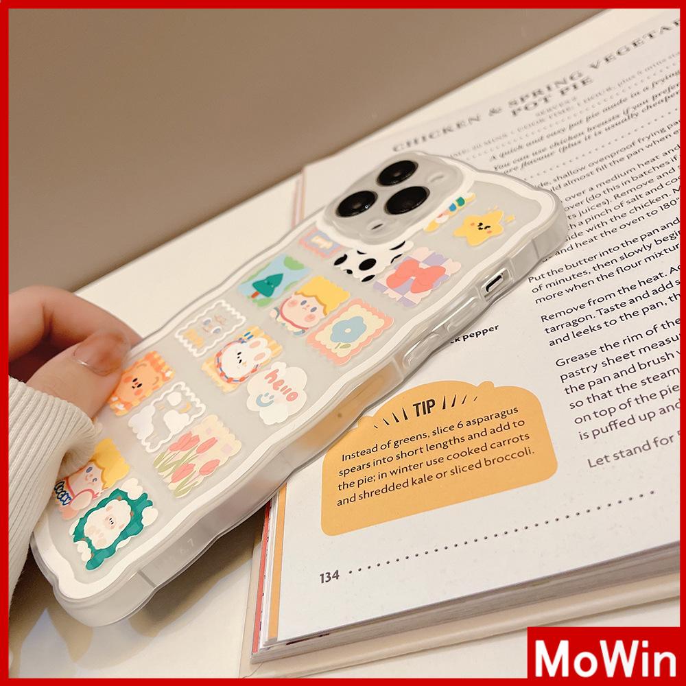 Ốp điện thoại silicone dẻo chống sốc chống trượt họa tiết hoạt hình thích hợp cho iPhone 13 Pro Max 12 Pro Max 11 7Plus