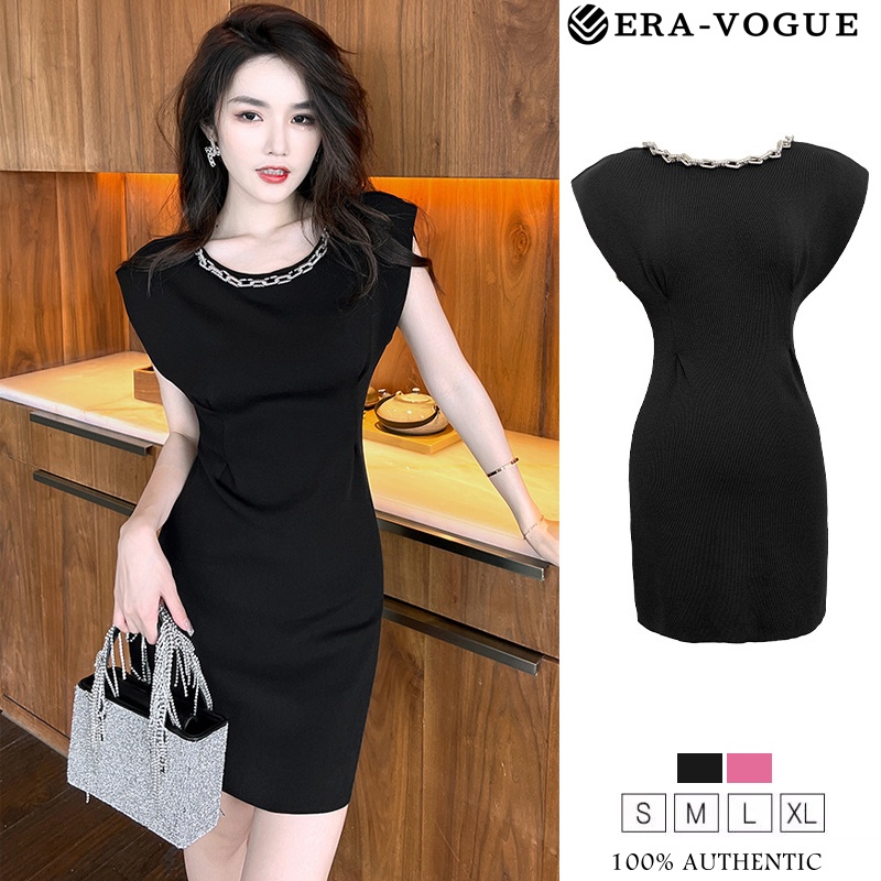 EraVogue🌷 Đầm Dệt Kim Đính Đá Lấp Lánh Phong Cách Thời Trang Mùa Hè Cho Nữ váy dạ hội 5686
