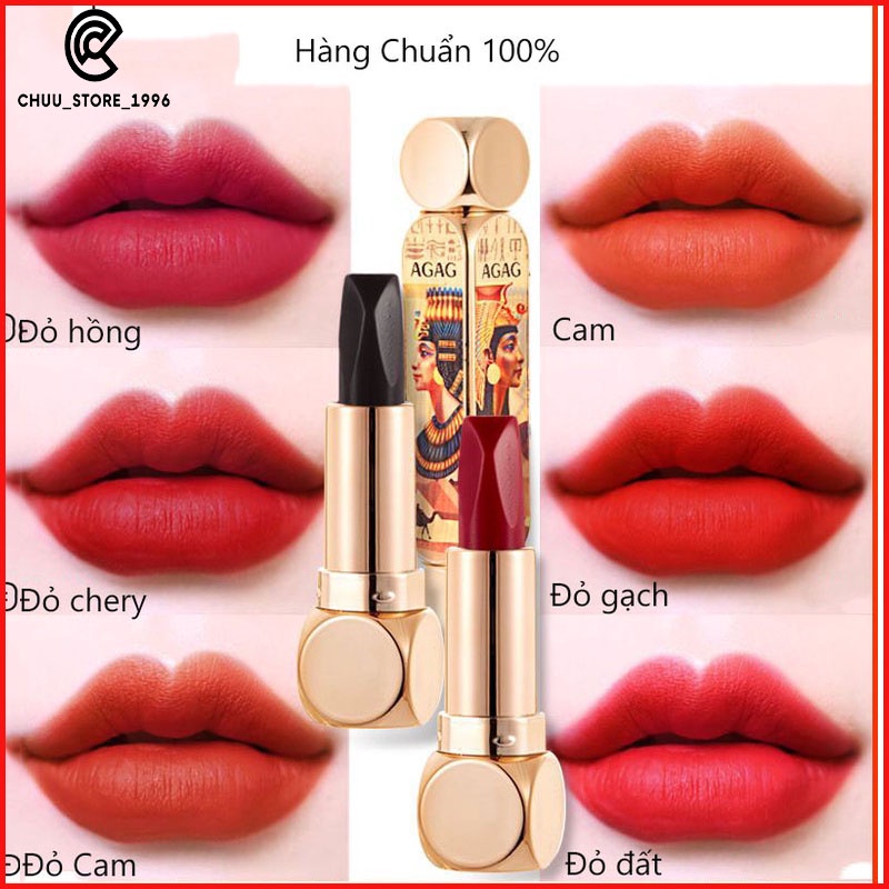 Son 6 màu siêu lì AGAG, son môi 2 đầu son nội địa Trung son lì có dưỡng TAYOKA