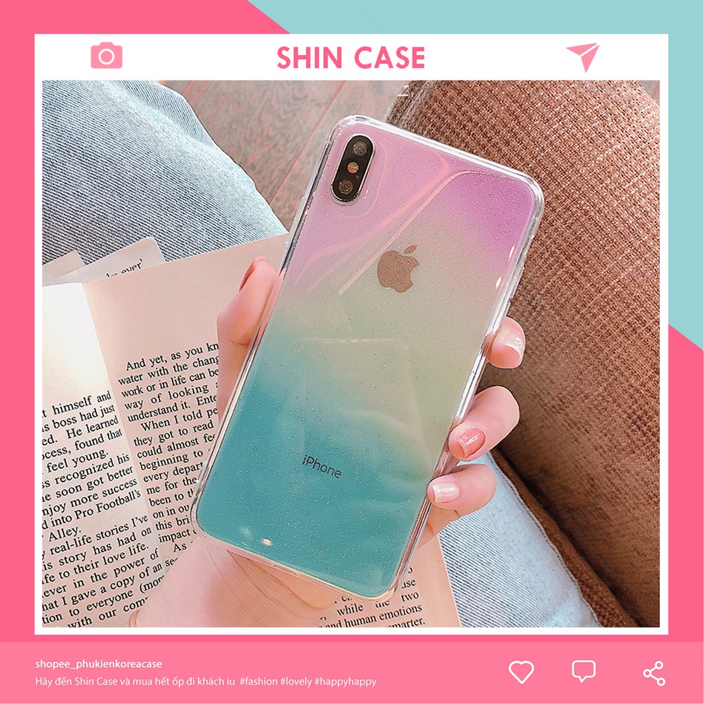 Ốp lưng iphone Nhũ màu loang 5s/6/6plus/6s/6s plus/6/7/7plus/8/8plus/x/xs/xs max/11/11 pro/11 promax/samsung – Shin Case