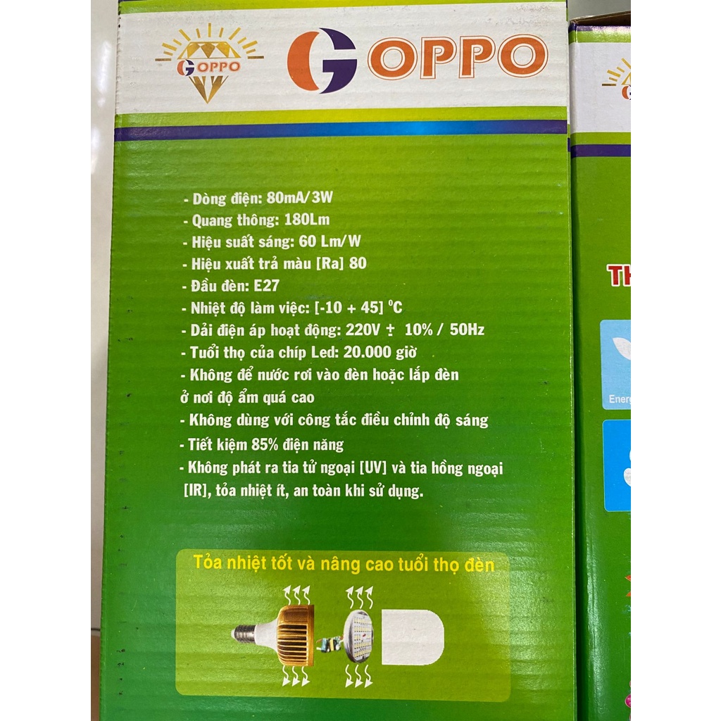 Bóng đèn Led trụ nhôm cao cấp siêu sáng loại 30W - 50W, tiết kiệm điện, siêu bền, đuôi đèn E27