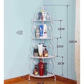 Kệ góc 4 tầng hoa văn