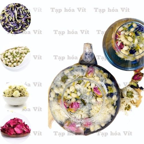 Set Trà Tứ Hoa - Trà Hoa Khô Giúp Đẹp Da , Gọn Dáng , Giảm Căng Thẳng | BigBuy360 - bigbuy360.vn