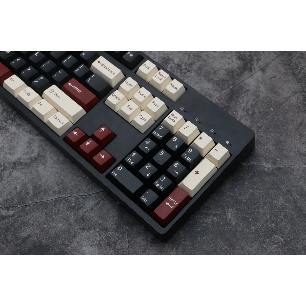 Keycap ROME 173 nút nhựa ABS Doubleshot đóng hộp kèm 3 khay đựng