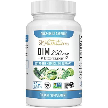 SM Nutrition Dim 200mg Estrogen Metabolism cân bằng hormone, bổ sung estrogen 60 viên